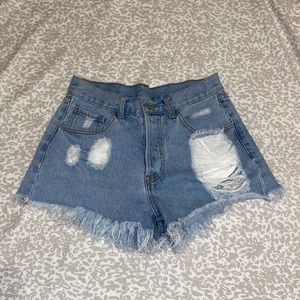 Jean shorts